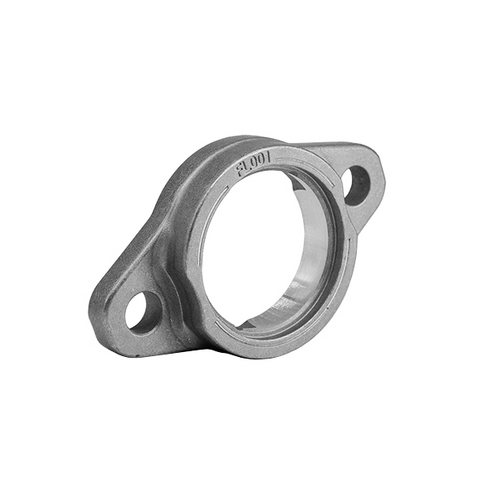 FL000 Economy Silver Series 2 Bolt Flanged Bearing Housing