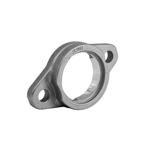 FL002 Premium Silver Series 2 Bolt Flanged Bearing Housing