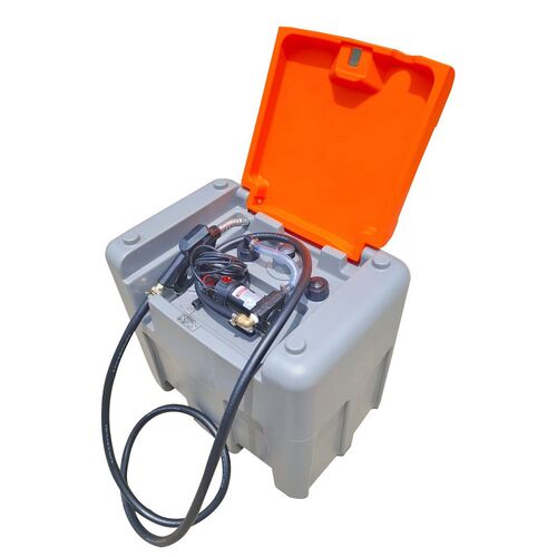 200ltr Fueline Compact poly diesel ute tank kit with 12V pump, 4m hose and automatic nozzle