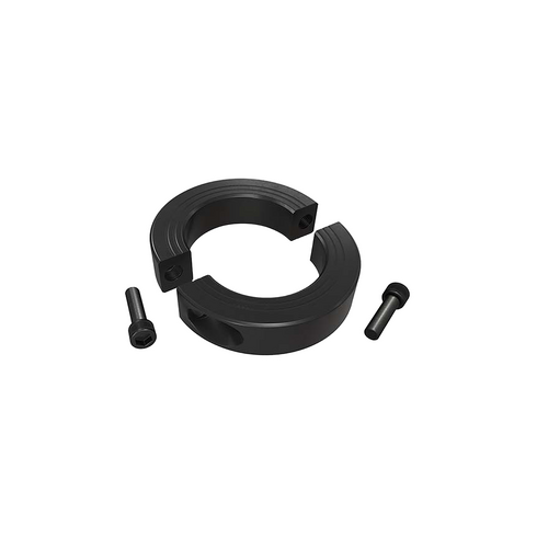 FSC-1-1/8-SP Shaft Collar 2pc Split (Clamp Type) 1-1/8 Inch Bore Steel Black Oxide Coated