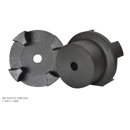 Curved Jaw Coupling Half GE19-1 Stepped Hub Pilot Bore Centre