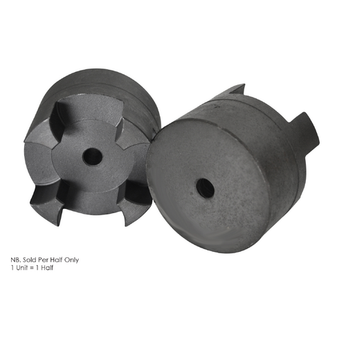 Curved Jaw Coupling Half GE19-1a Full Hub Pilot Bore Centre