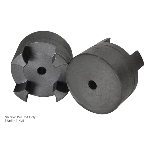 Curved Jaw Coupling Half GE38-1a Full Hub Pilot Bore Centre