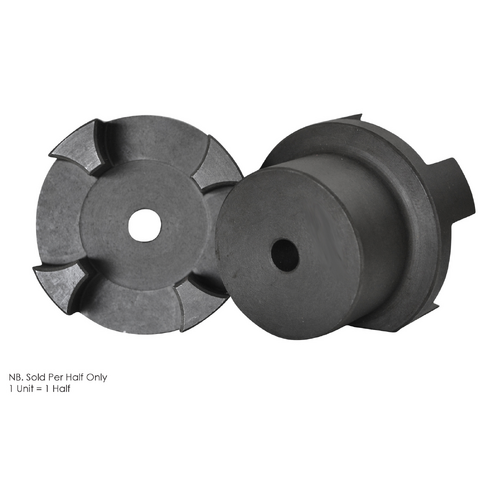 Curved Jaw Coupling Half GE65-1 Stepped Hub Pilot Bore Centre