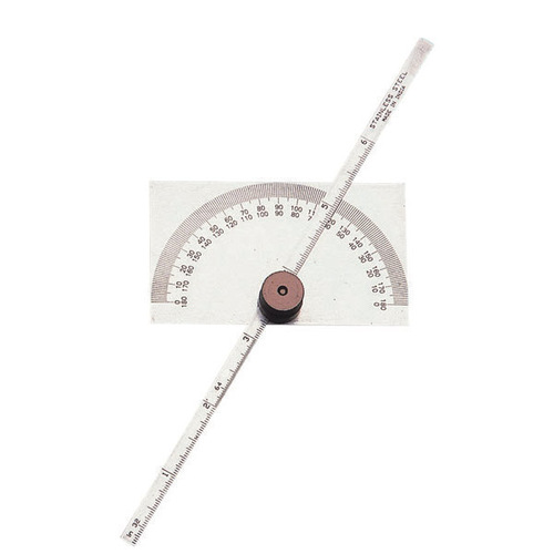 PDG/R/6 Groz Depth Gauge &  Protractor, Rectangular Head, 150mm Blade