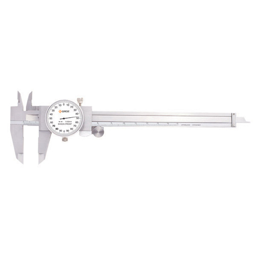 DLC/300 Groz Dial Caliper, Metric 0-300mm, 0.02mm