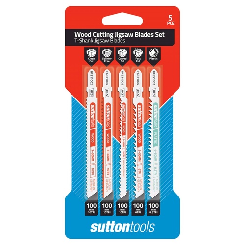 Jigsaw Blade T-Shank H491 Wood Set 5 Pack
