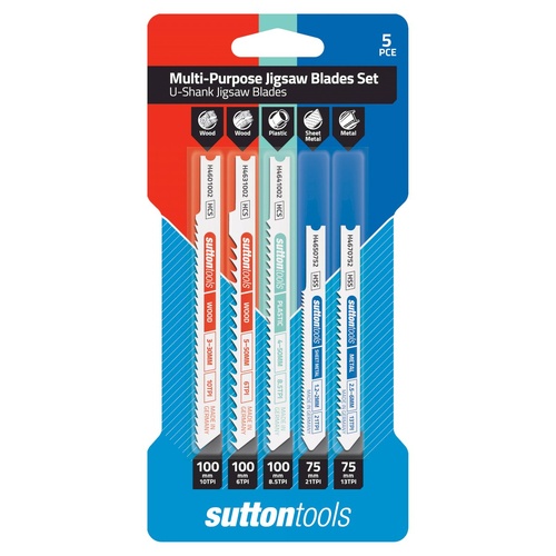 Jigsaw Blade U-Shank H496 Multi-purpose Set 5 Pack