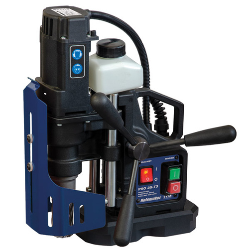 Holemaker PRO35 Magnetic Base Drill, With Special 3mm Minimum Wall Thickness Electromagnet, Cap: 35mm Dia x 52mm