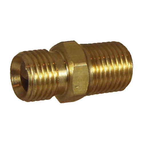 0138-0202 #38 1/8 BSPP Male Coned x 1/8 BSPT Male Adaptor (01-3802)