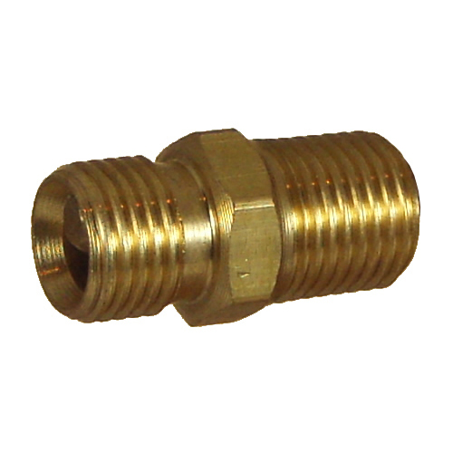 0138-0402 #38 1/4 BSPP Male Coned x 1/8 BSPT Male Adaptor (01-3805)
