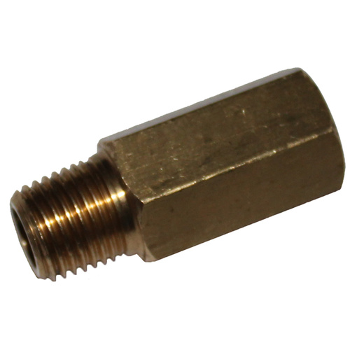 0172L-0224 #72L 1/8x1/8x1-1/2 BSP Long M&F Adaptor (01-7202)