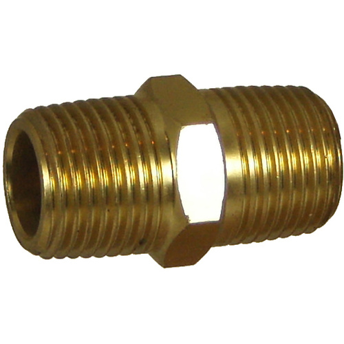 02N27-02 #27 1/8 NPT Hex Nipple (02-N2701)