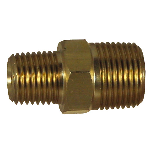 02N73-0402 #73 1/4x1/8 NPT Reducing Hex Nipple (02-N7301)