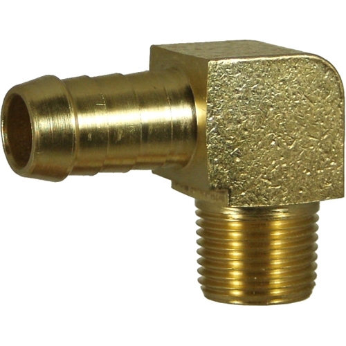 06-206-0302 P6 3/16 Barb X 1/8 NPT Male Elbow