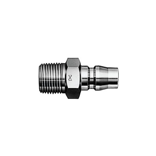 08-NHSS-20PM 1/4 Male Stainless Steel Hi-Cupla Plug