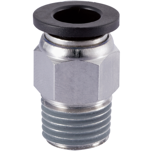 20-003-0202 QF3 1/8 Tube x 1/8 BSPT Push-In Male Connector