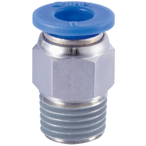 20-M003-04M03 QFM3 4mm Tube x M3 Push-In Male Connector