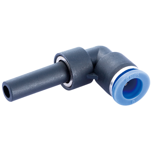 20-M005AR-0806 QFM5AR 8mm Stem x 6mm Tube Reducing Plug In Elbow