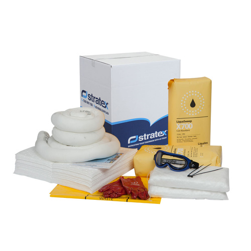 60 Litre Wheeled Bin Spill Kit Refill - Oil & Fuel