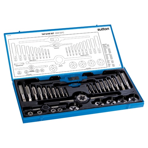 Sutton Tap & Die M500 Set 35Pce BSW
