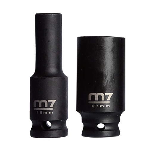 M7 Impact Deep Socket, 1/2" Dr 6 Point, 7mm