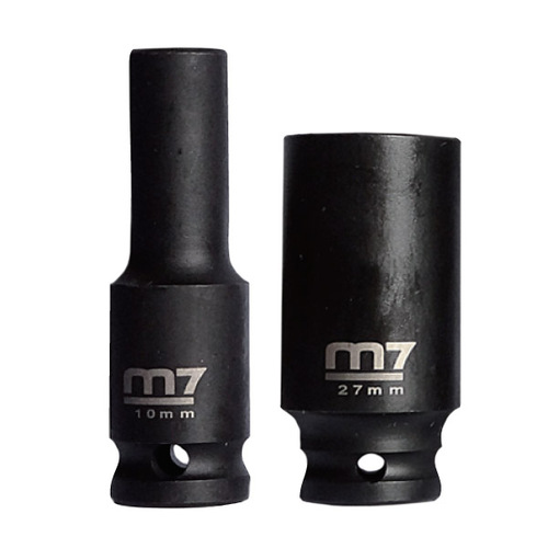 M7 Impact Deep Socket, 1/2" Dr 6 Point, 10mm