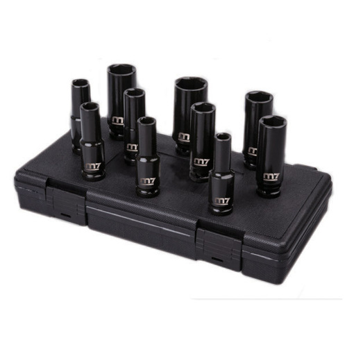 M7 Impact Deep Socket Set, 1/2" Drive, 10Pce, 10 - 27mm