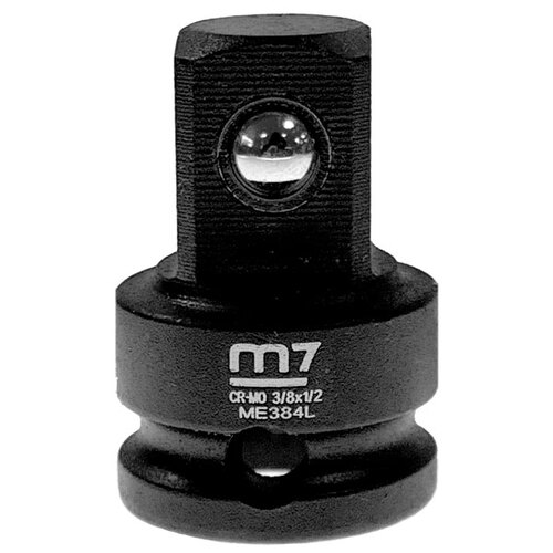 M7 Impact Adaptor, 3/8" Dr F X 1/2" Dr Male - Locking Ball Type