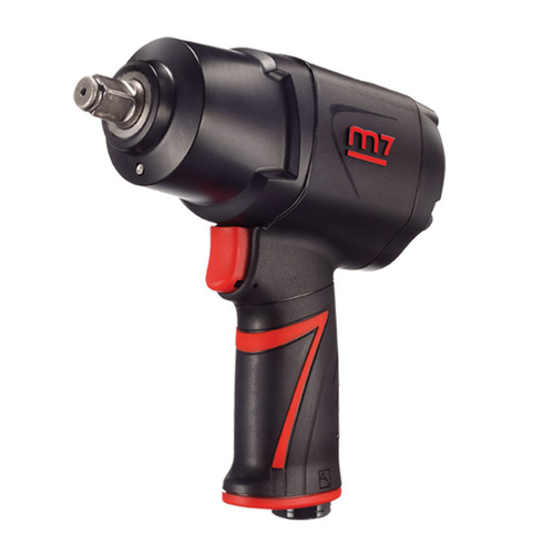 M7 Impact Wrench, Ez Grease Anvil, Magnesium Composite, Pistol Style, 1/2" Dr, 1,200 Ft/Lb