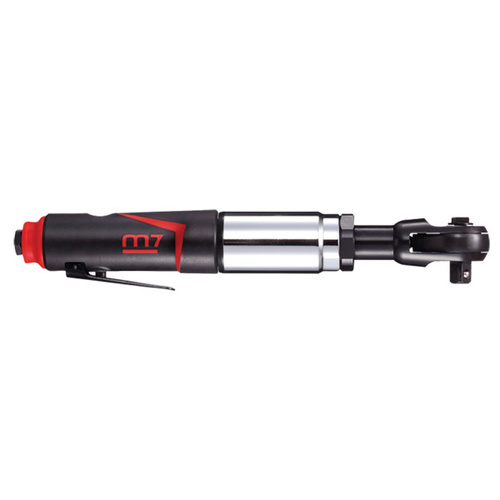 M7 Impact Ratchet Wrench, Reactionless, 200rpm, 0.5HP, 100Ft/Lb, 1/2" Dr