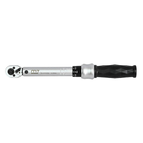 M7 1/4" Professional Torque Wrench, 2 Way Type, 5-25Nm /3.69-18.4Ft - Lb