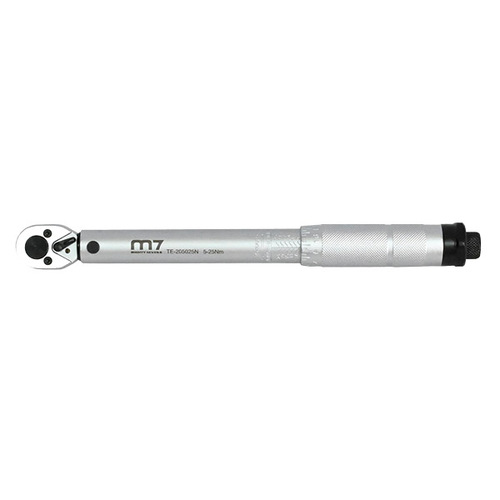 M7 1/4" Torque Wrench, Micrometer Type,  5-25Nm / 3.69-18.4 Ft/Lb