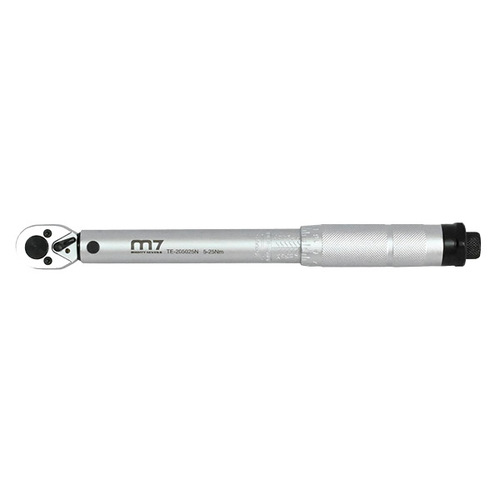 M7 1/4" Torque Wrench, Micrometer Type,  5-25Nm / 3.69-18.4 Ft/Lb