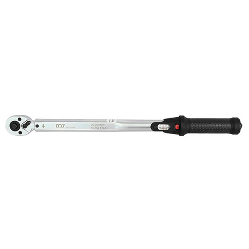 M7 1/2" Torque Wrench, Window Scale Type, 20-200Nm / 10-150Ft-Lb