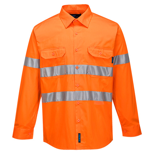 Lightweight Shirt L/S D/N Orange4XL