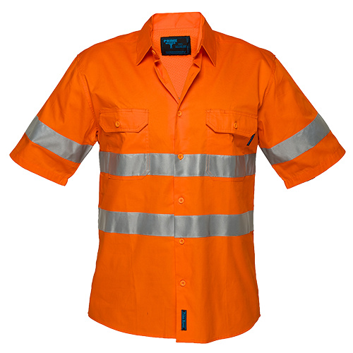 Lightweight Shirt S/S D/N Orange4XL