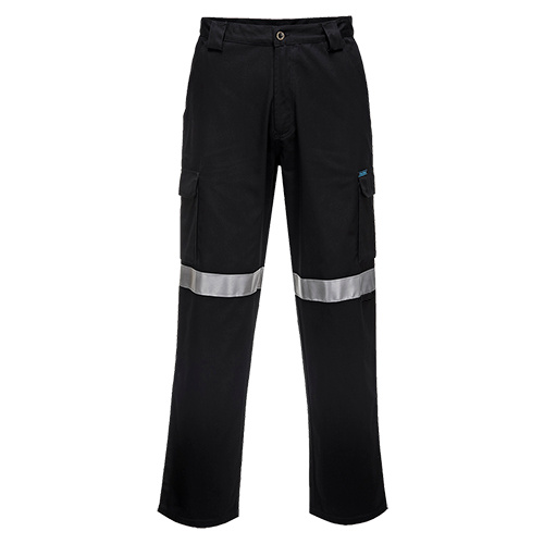 Cargo Pants With Tape Black 77