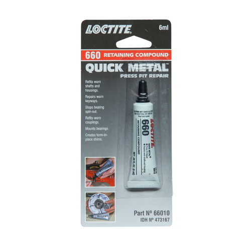 LOCTITE 660 Quick Metal High Strength Retaining Compound 6ml Loctite