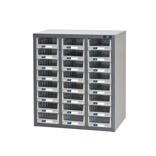 ITM Parts Cabinet, Metal, A5 24 Drawer, 586W X 290D X 640H