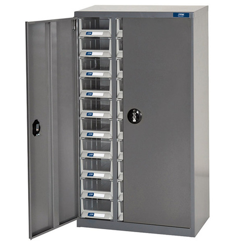 ITM Parts Cabinet, Lockable, Metal A6 30 Drawers 533W X 313D X 970H