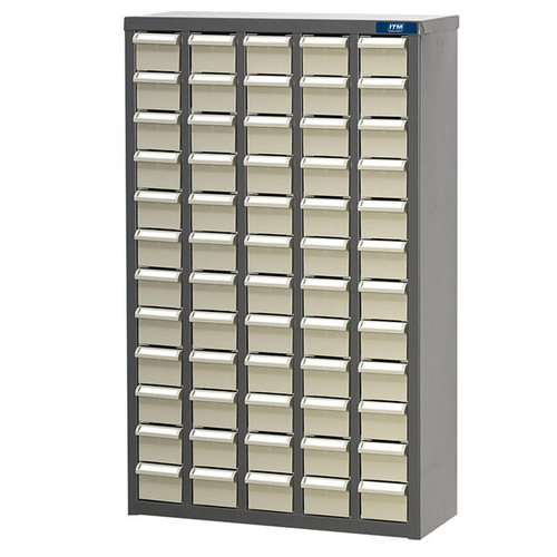 ITM Parts Cabinet, Metal, A8 60 Drawers 586W X 222D X 937H