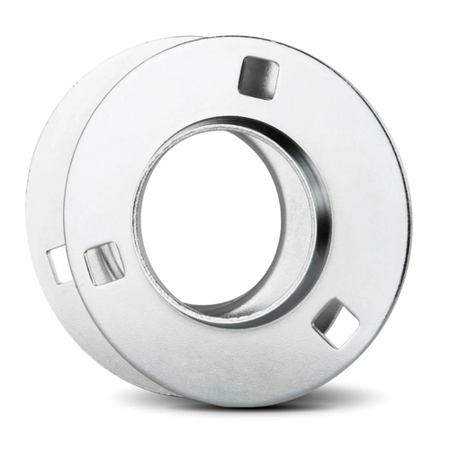 PF205G Economy 3 Bolt Round Flanged Bearing Housing per pair - Greaseable