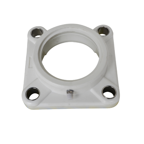 PL-F204 Economy Thermoplastic 4 Bolt Flanged Bearing Housing incl. End Cap