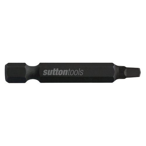 Sutton Screwdriver Bit Impact S119 R1 X50 Square Recess Power Bit