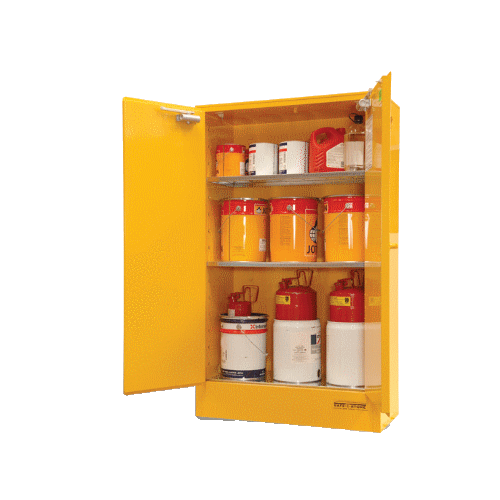 Class 3 Flammable Liquids Storage Cabinet (1825H x 1100W x 500D mm) - 250L