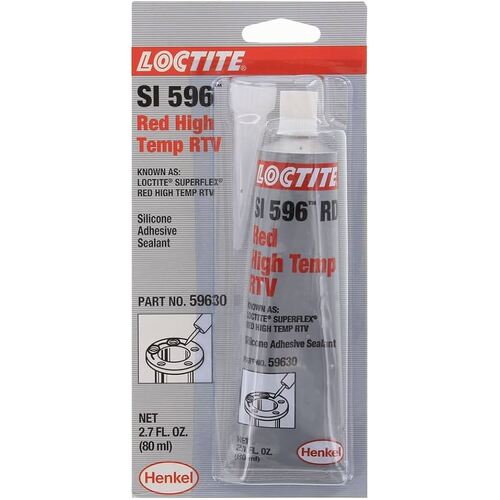 LOCTITE® SI 596 Silicone - Red Superflex RTV - 80ml Tube
