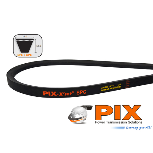 SPC3780 PIX Wrapped Wedge Vee Belt