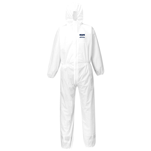 Biztex Coverall SMS 55g (50pc) White Large