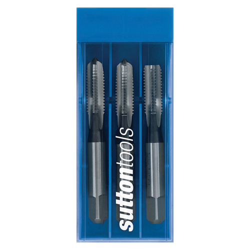 Sutton Tap Set T901 M3X0.5 3 Pce Straight Flute ISO529 HSS